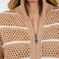 Varley - Haney Zip-through Knit Top