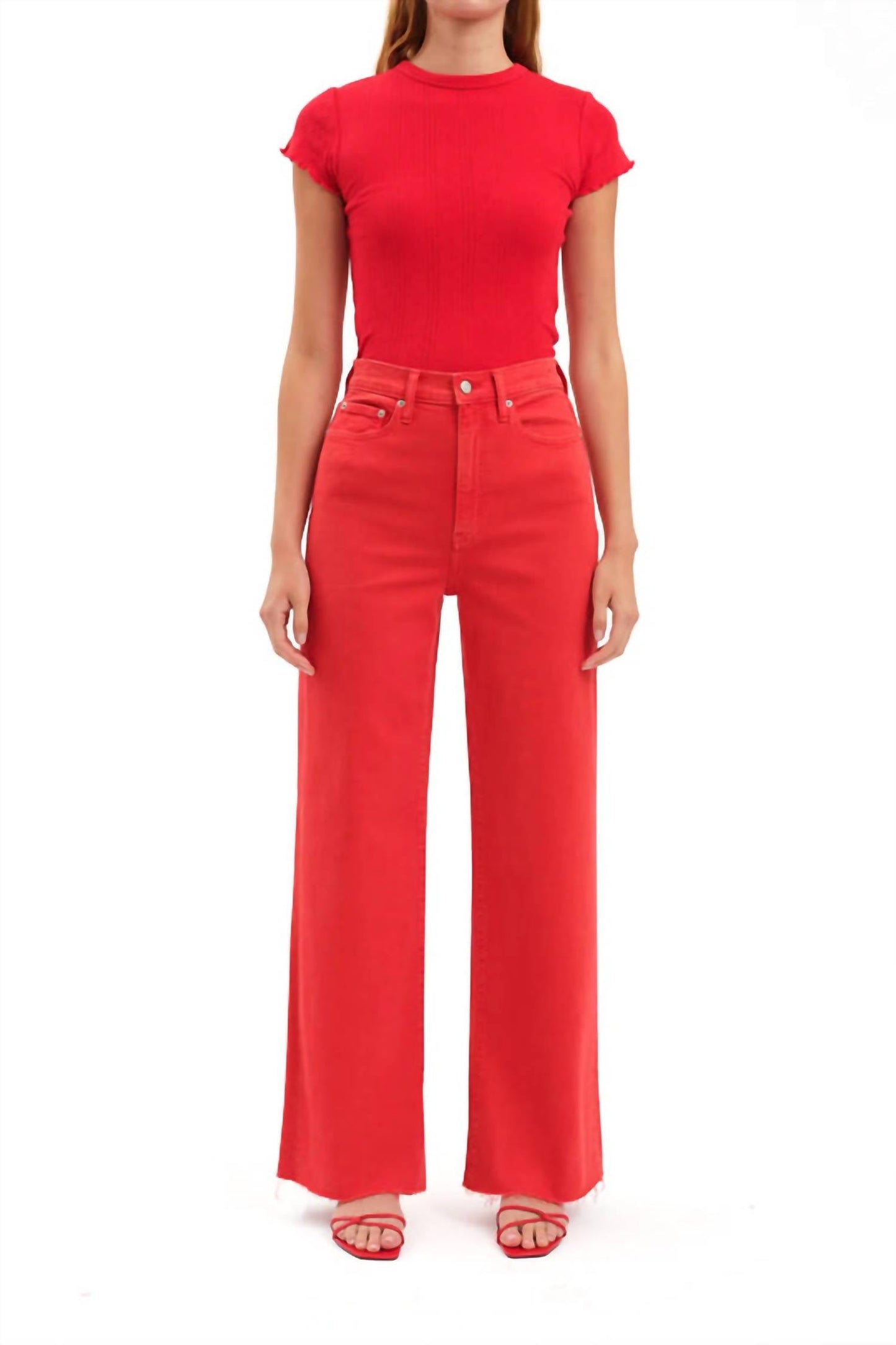 Daze - Far Out High Rise Wide Leg Jean