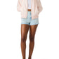 Steve Madden - Bessie Woven Bomber Jacket