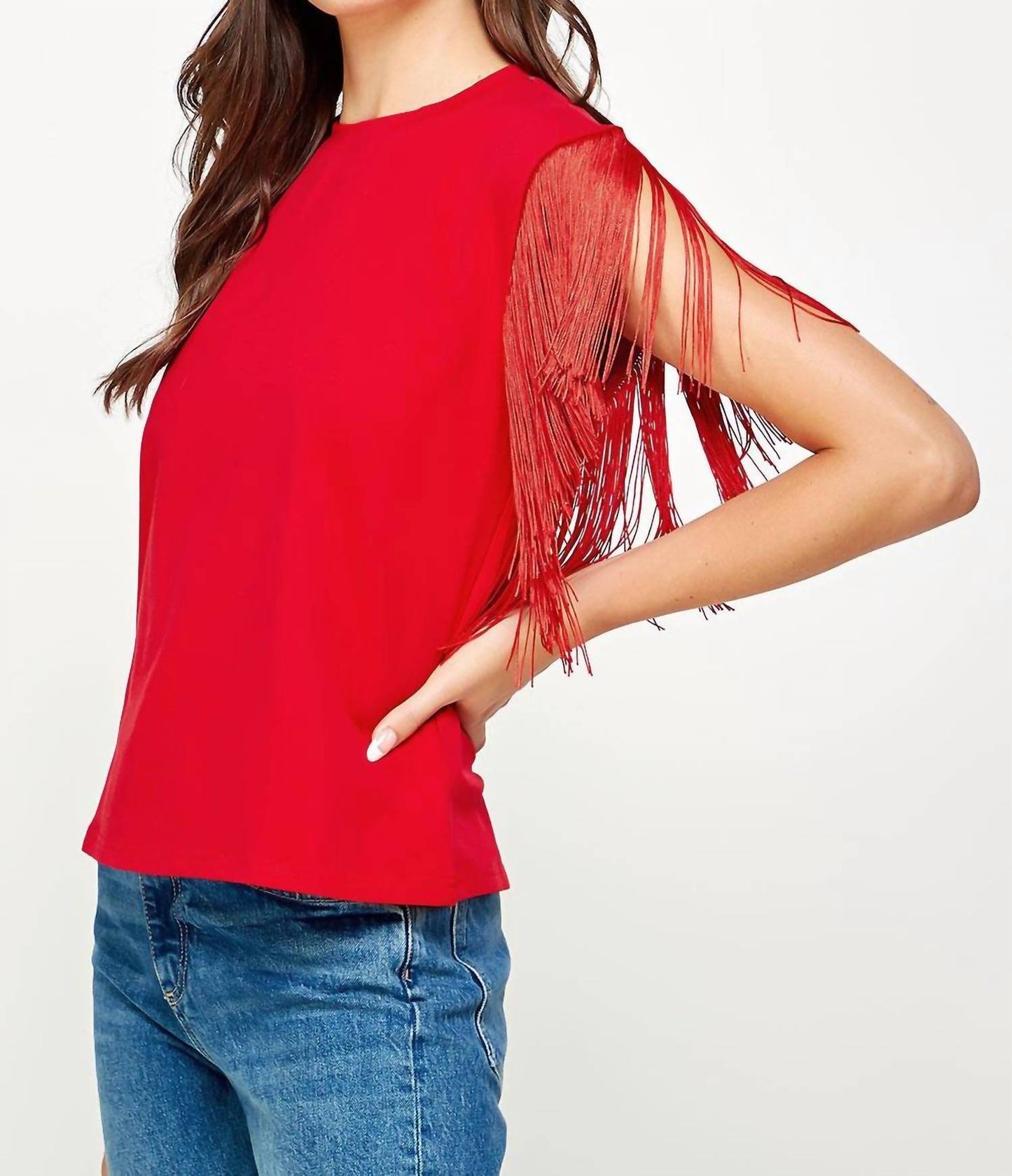 Tcec - Fringe Detail Top