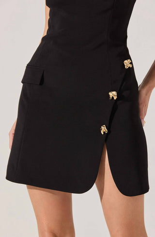 Astr - Nixie Tailored Split Skirt Dress