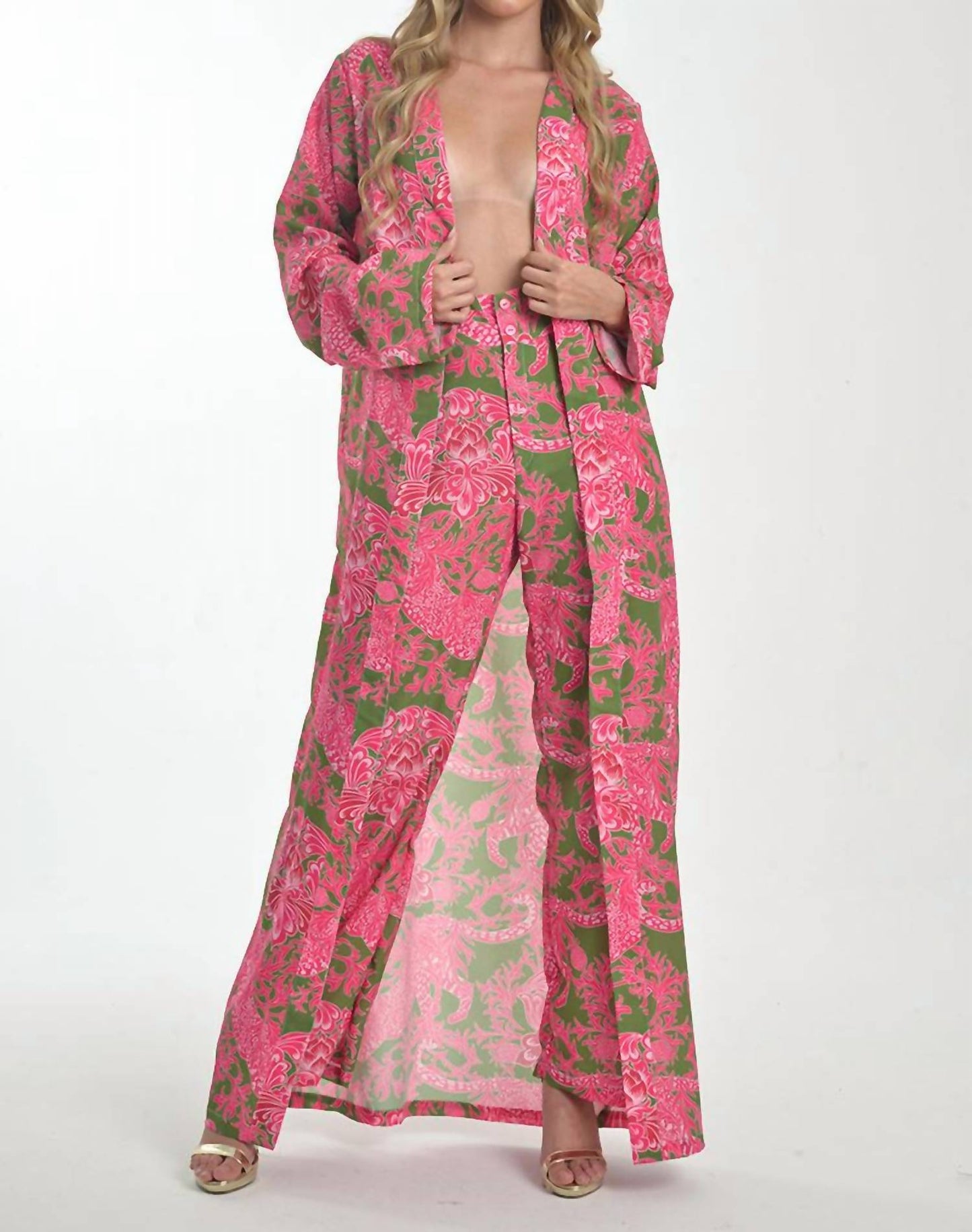 Steffany Milano - Wild Blossom Kimono Set