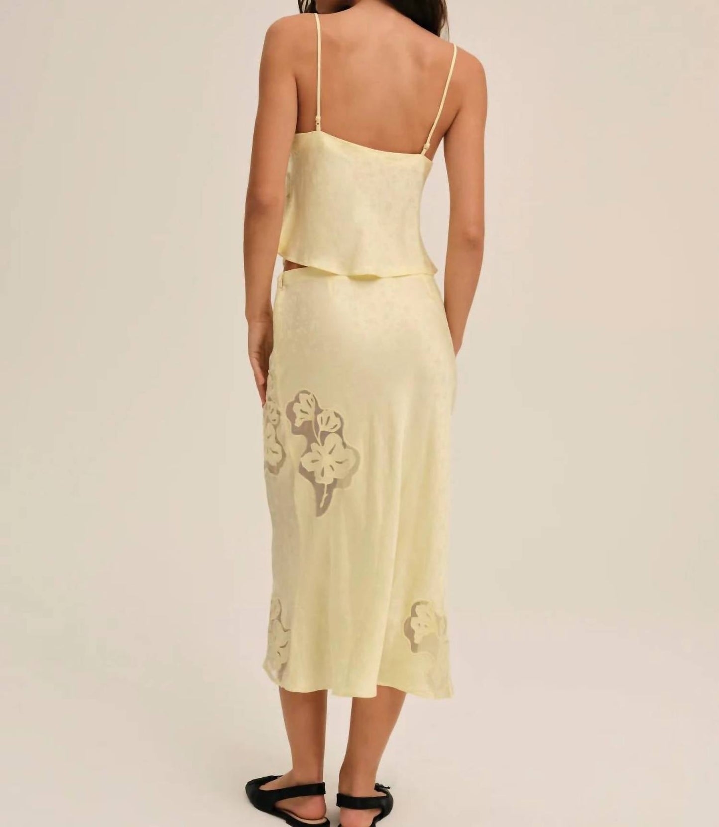 Lil Lemons By For Love And Lemons - Sunrise Midi Skirt