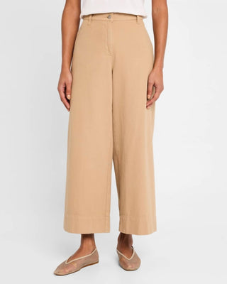 Eileen Fisher - Cropped Wide-leg Organic Cotton Pants
