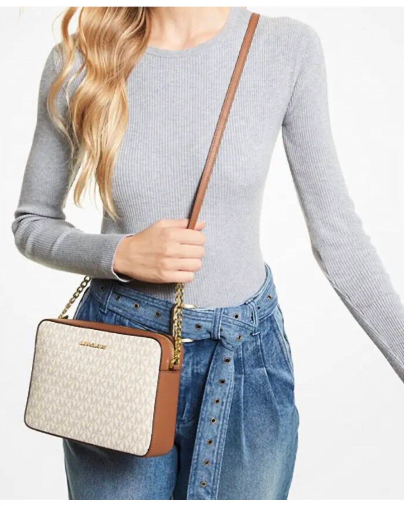 Michael Kors - Jet Set Large Logo Crossbody Bag