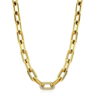 Sahira Jewelry Design - Women's Jenna Pave Chain Necklace
