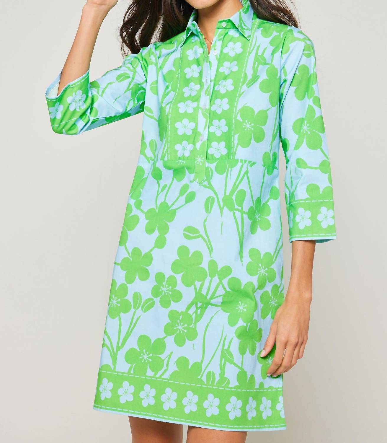 Bella Tu - Charlie 3/4 Sleeves Shirtdress