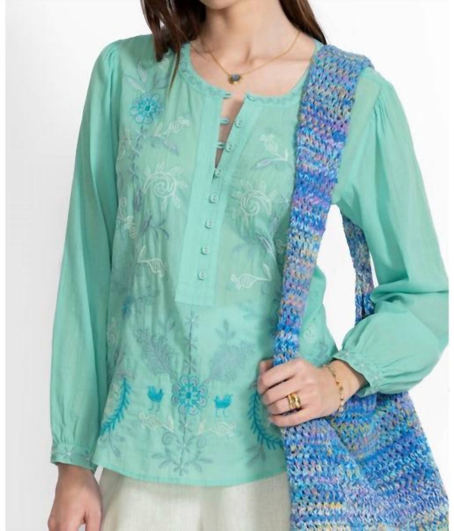 Johnny Was - FIELD HENLEY BLOUSE YOHANA