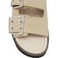 Ganni - WOMEN'S WIDE WELT CHUNKY BUCKLE FLAT SANDAL