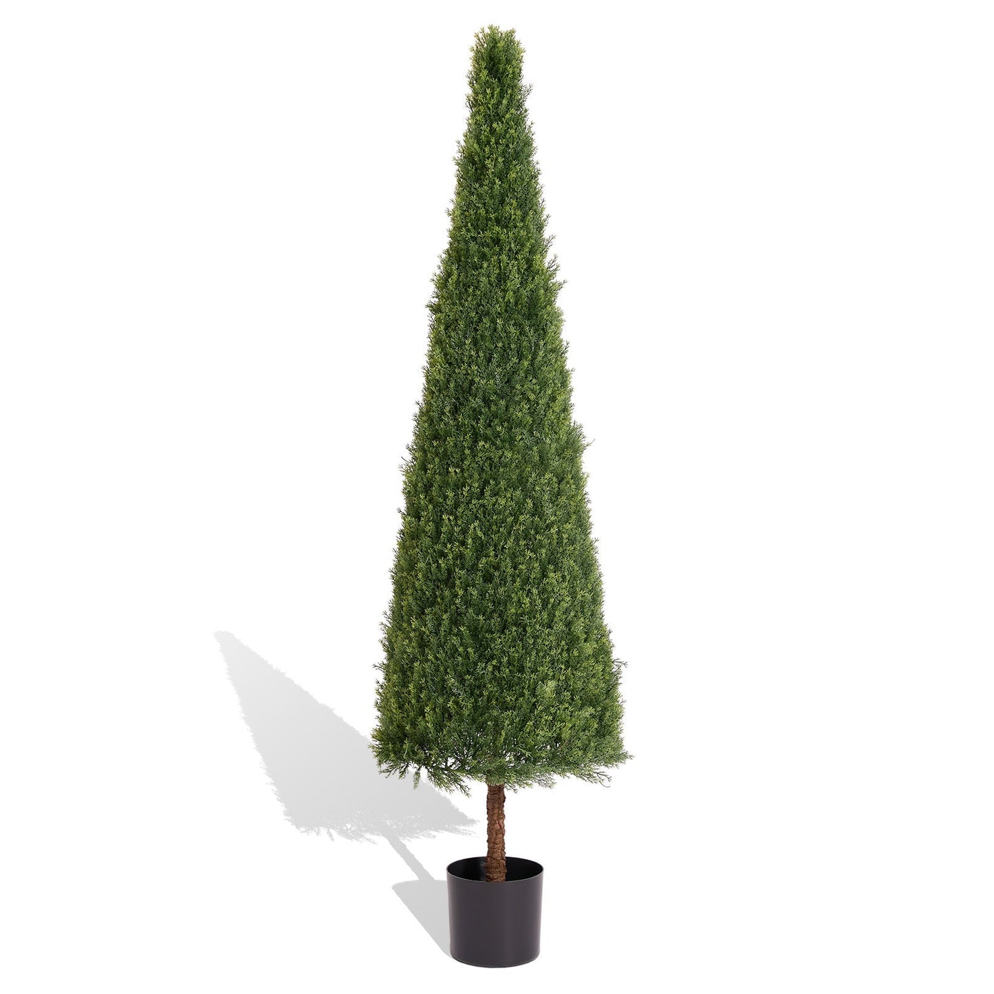 6FT Artificial Conical Topiary Tree UV Resistant Faux Cedar