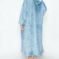 Double Take - Full Size Pocketed Hooded Midi Lounge Dress