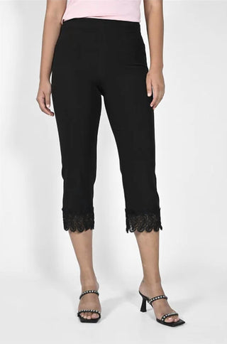 Frank Lyman - Lace Trim Woven Pant