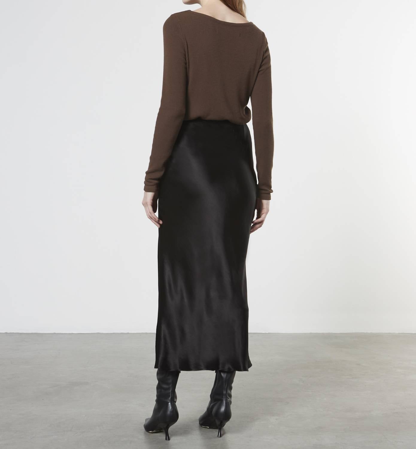 Enza Costa - KNIT V NECK TOP