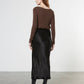 Enza Costa - KNIT V NECK TOP