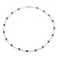 8.10 Carat Genuine Garnet .925 Sterling Silver Necklace