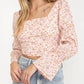 Cloud Ten - Lindsay Open Back Floral Top