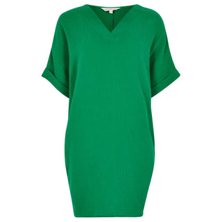 Apricot - T-shirt Oversize Cotton Tunic Dress