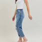 Judy Blue - High Waist Destroy Wide Leg Crop Denim Jeans