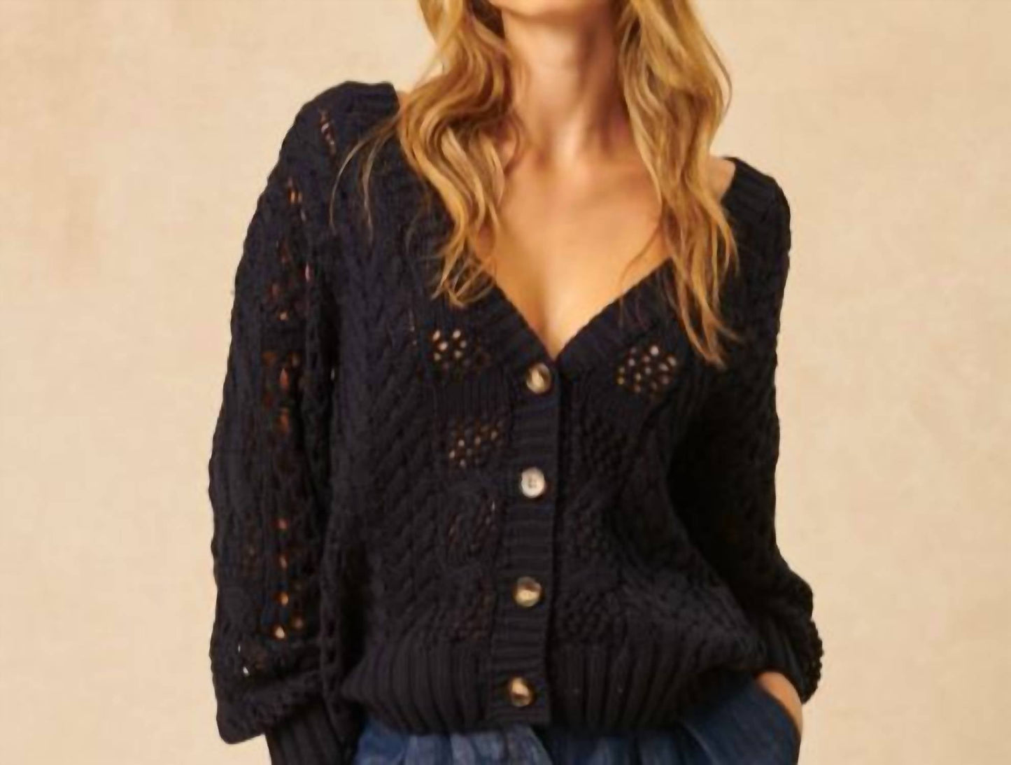 John + Jenn - Domenico Open-knit Sweater
