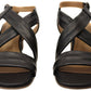 Bueno - Women's European Leather Mid Heel Sandal