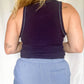 Le Lis - Women's Coastal Stitch Ribbed Tank Top