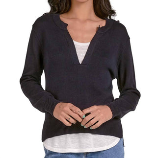 Elan - V Neck Layered Sweater