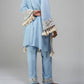 Zaalima Fashion - Cotton Tunic Set - Noor-e-rang