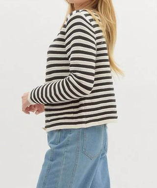 Entro - Toby Striped Cardigan
