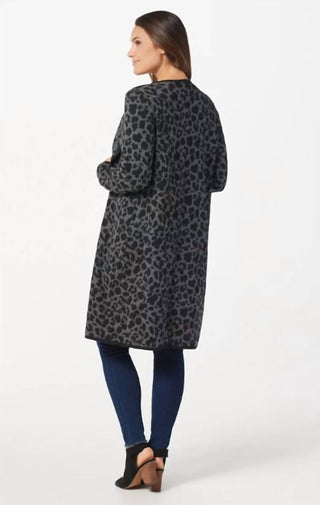 Vince Camuto - Cheetah Print Open Front Cardigan