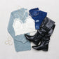 Qupid - Women's Slouchy Crinkle Boots