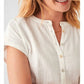 Faherty - Cotton Gauz Desmond Top