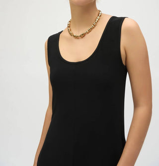 Joseph Ribkoff - Sleeveless Cropped Wide Leg Jumpsuit