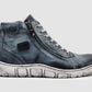 Kcr Group - Men's Original Thick-Wool Lined Zip-Up Leather Boots