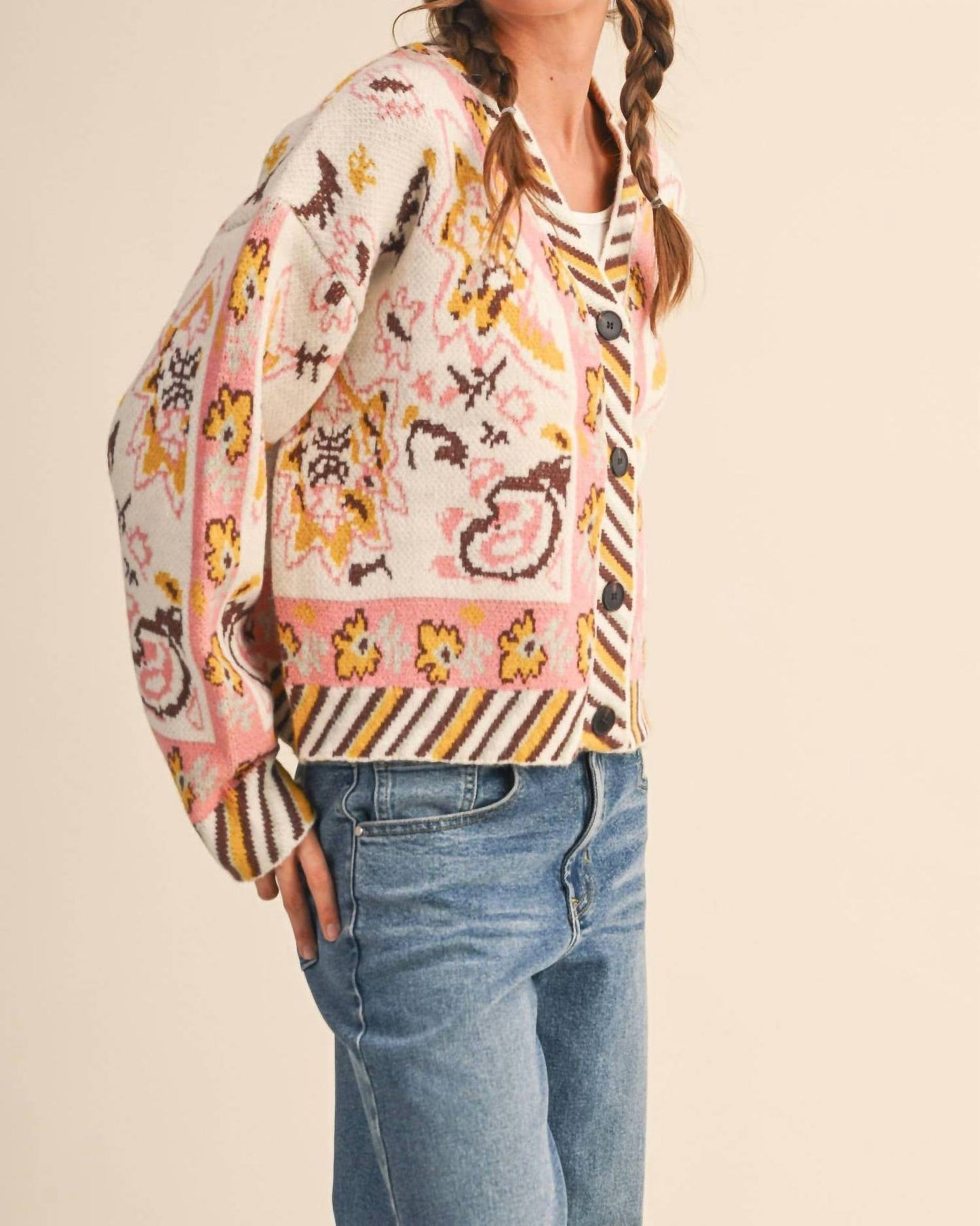 &Merci - Paisley Knit Cardigan