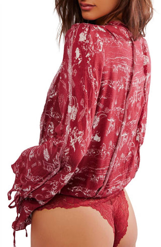 Free People - Everythings rosy bodysuit