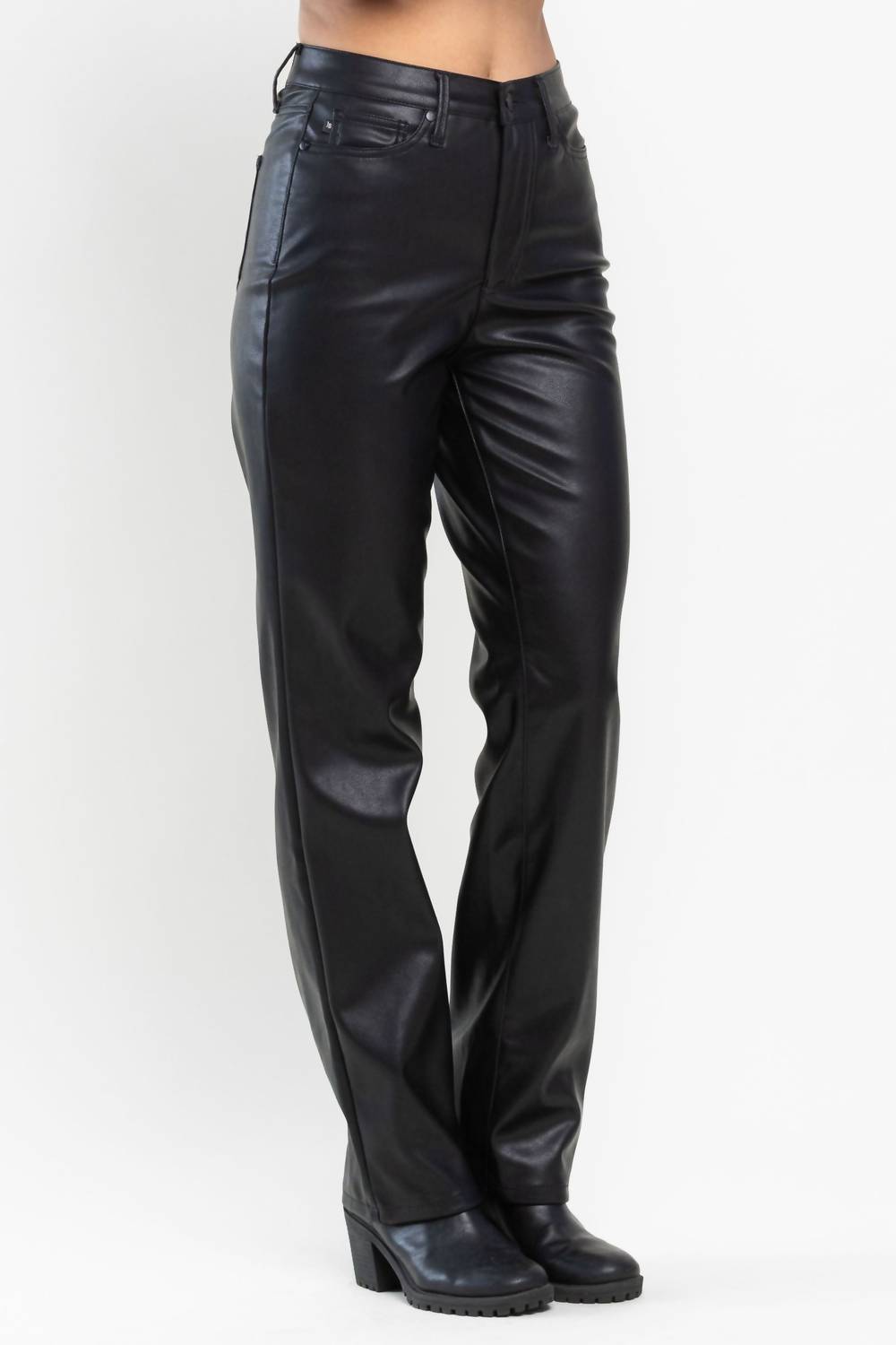 Judy Blue - High Waist Tummy Control Top Straight Leg Pants
