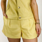 Dolce Cabo - Annie Pleated Leather Short