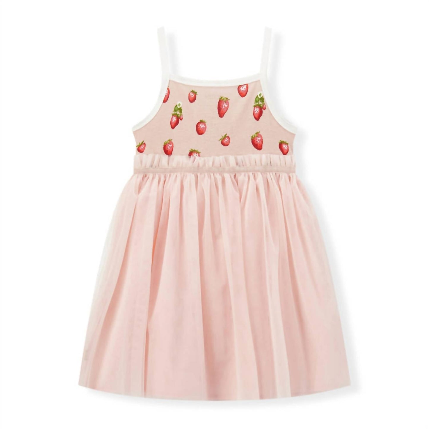 Milkbarn - Girl's Strawberry Organic Cotton Ballet Dress