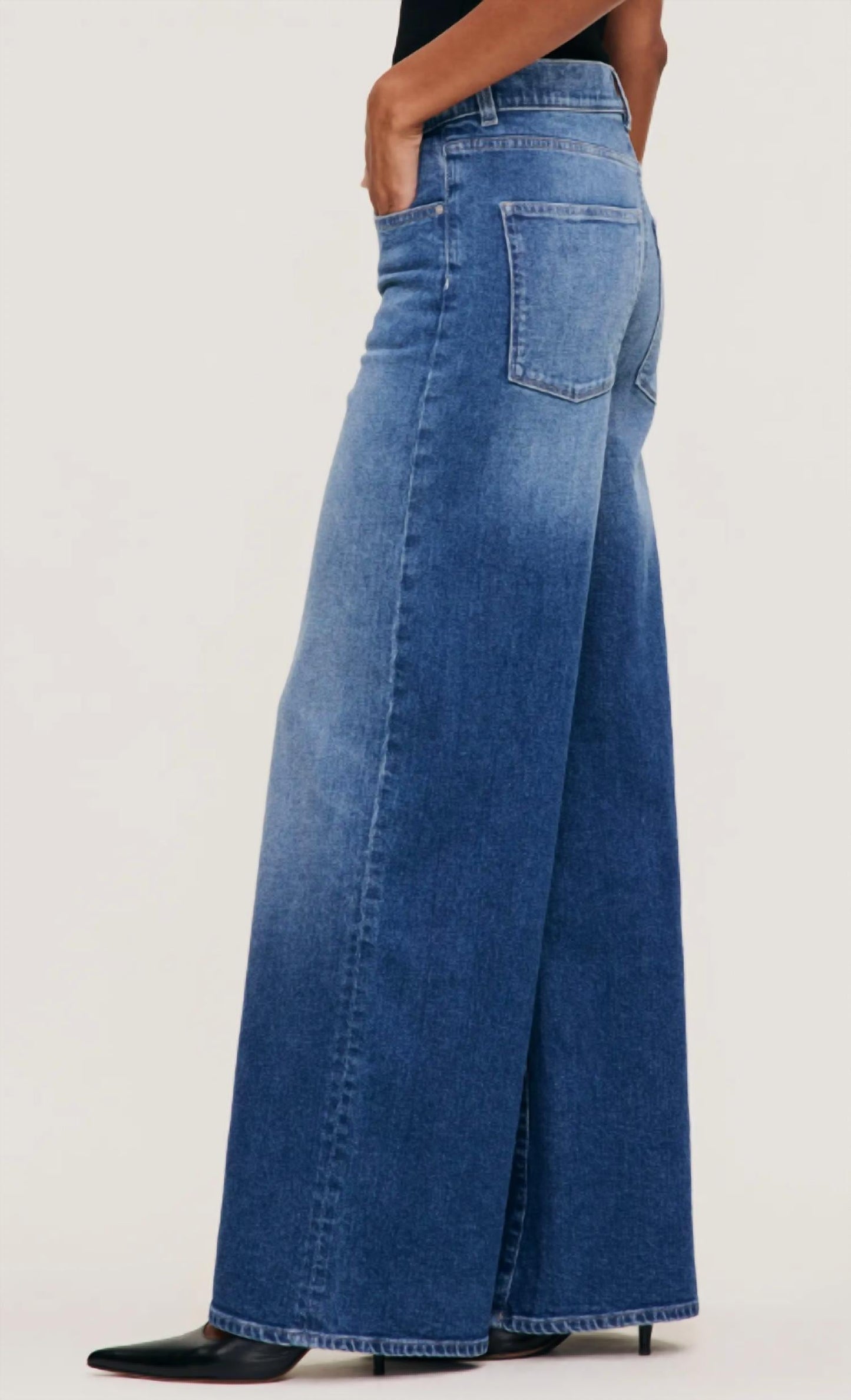 Dl1961 - Women'S - Women's Hepburn Mid Rise Wide Leg Jeans