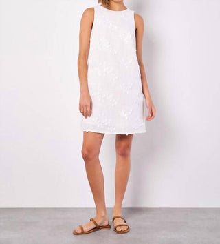 Apricot - 3d Floral Shift Dress