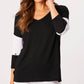 French Kyss - V-neck Long Sleeve Top