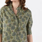 Ann Mashburn - Elbow-Sleeve Frill Dress