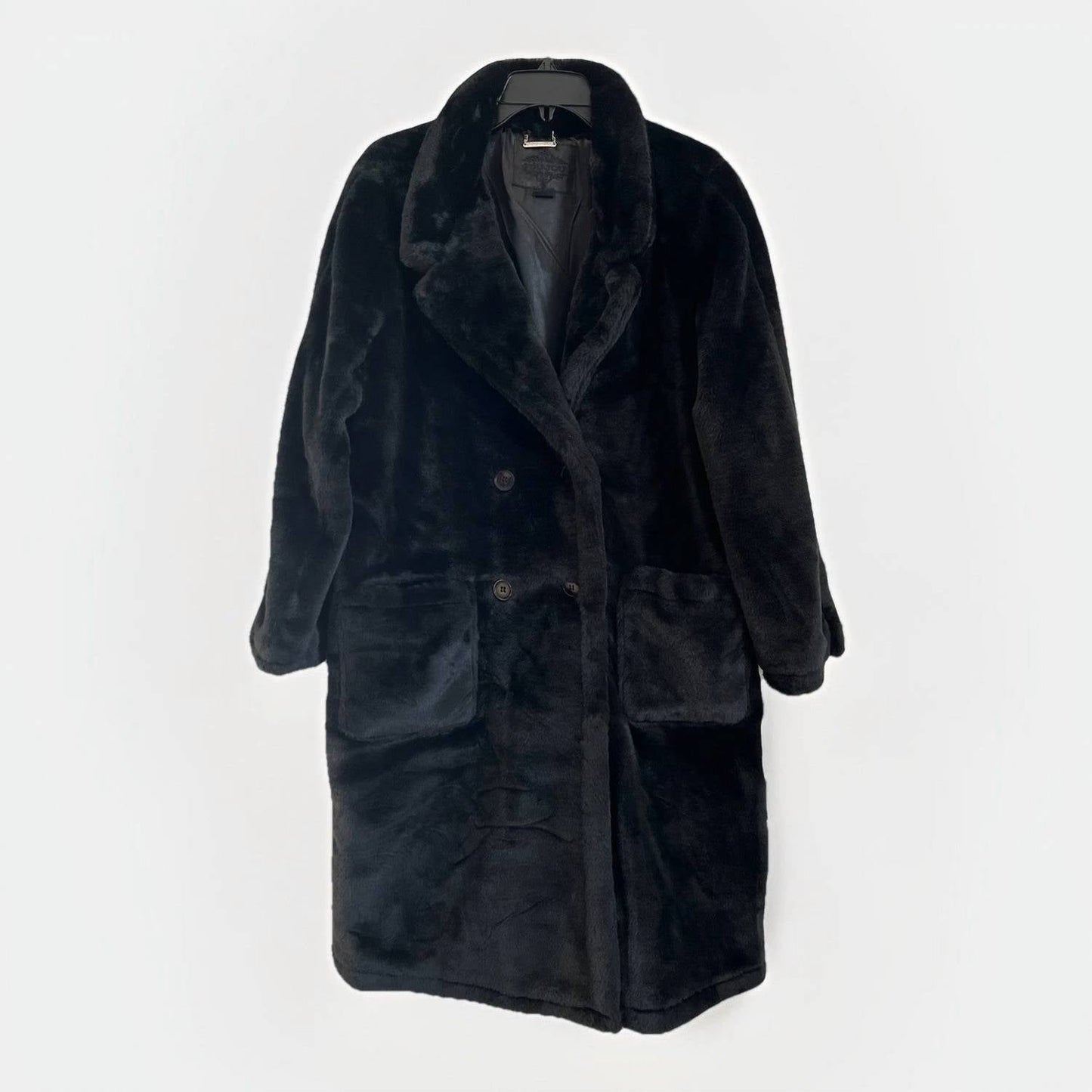 Joujou - Juniors Faux Fur Double Breasted Coat