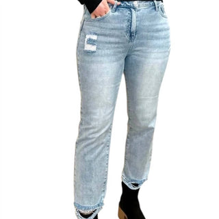 Risen - Lily High Rise Slim Straight Jeans