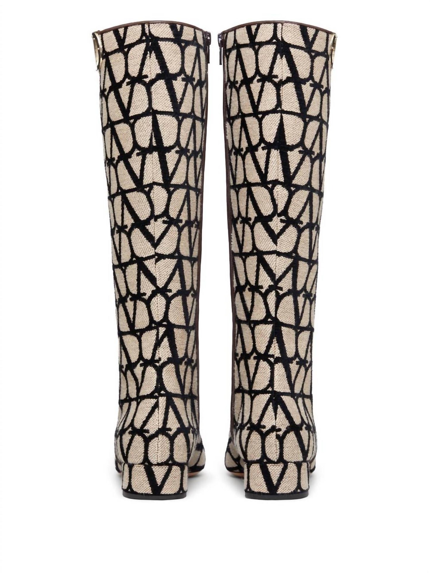 Valentino Garavani - Women's V Logo Toile Iconographe Boots