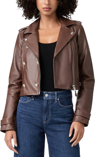 Paige - Karyna Leather Jacket