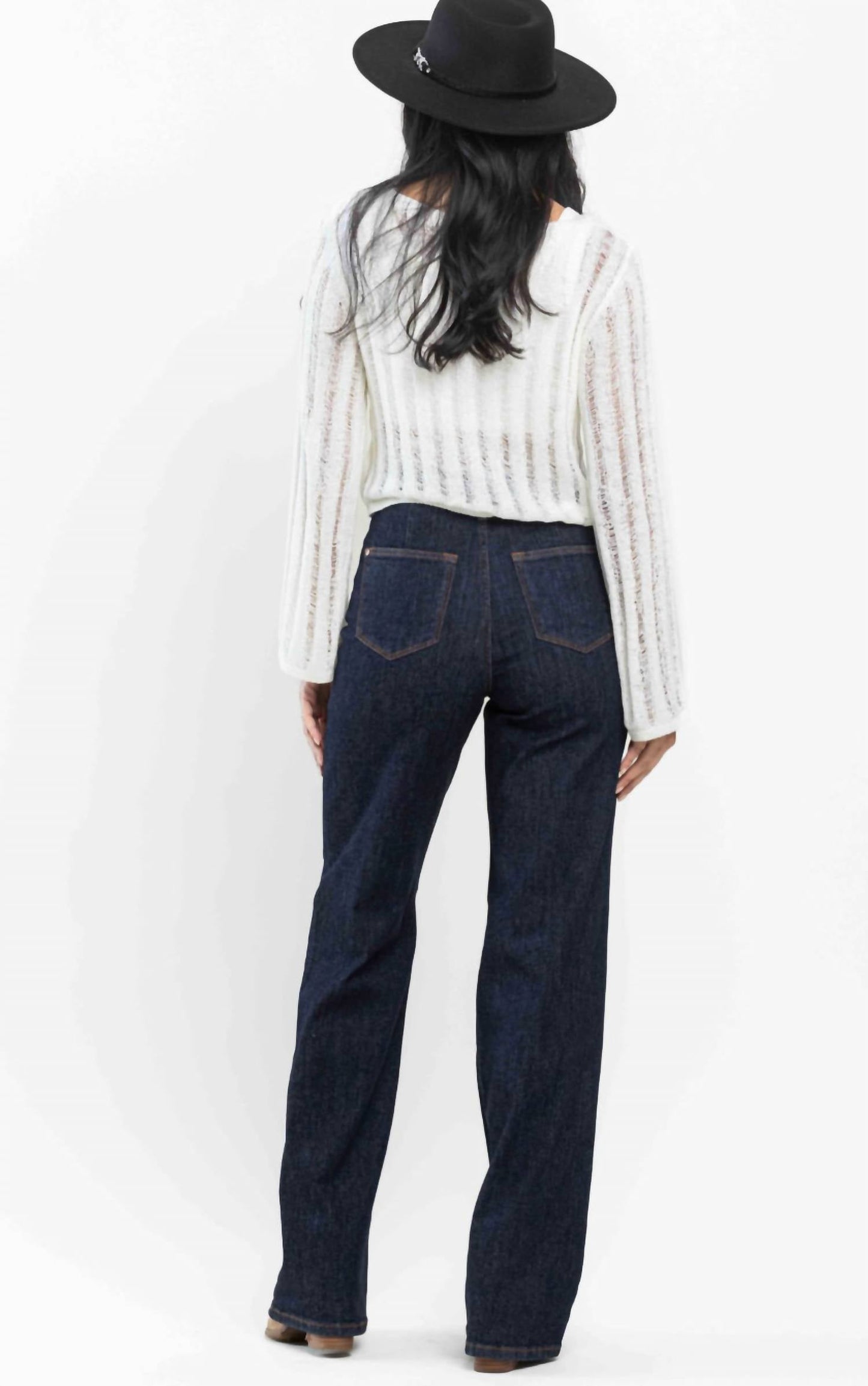 Judy Blue - Dart Wide Leg Denim