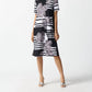 Joseph Ribkoff - Floral Stripe Print Dress