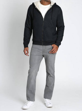 Jachs New York - Sherpa Lined Waffle Hoodie