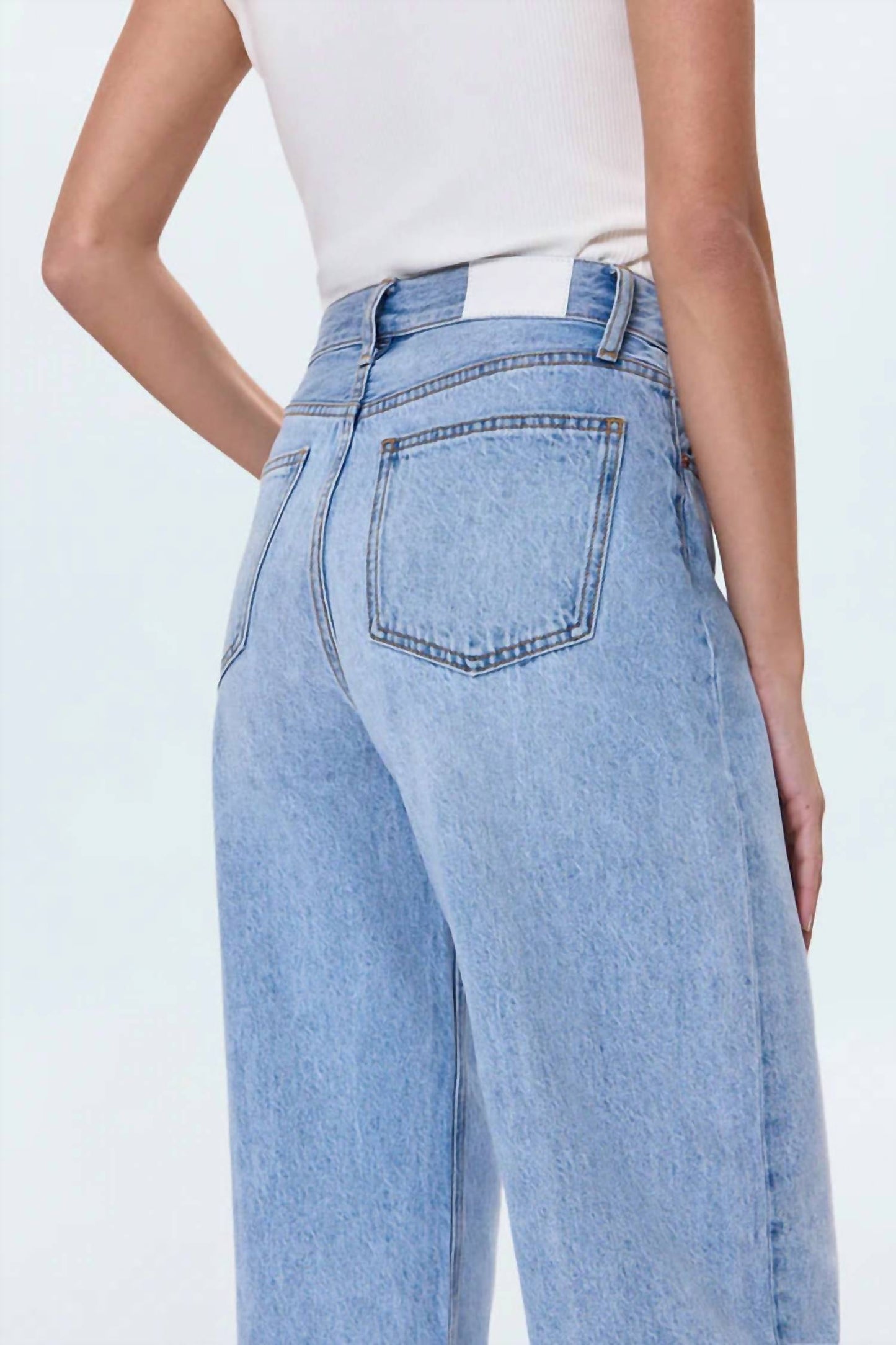 Pistola - Wes High Rise Barrel Jeans